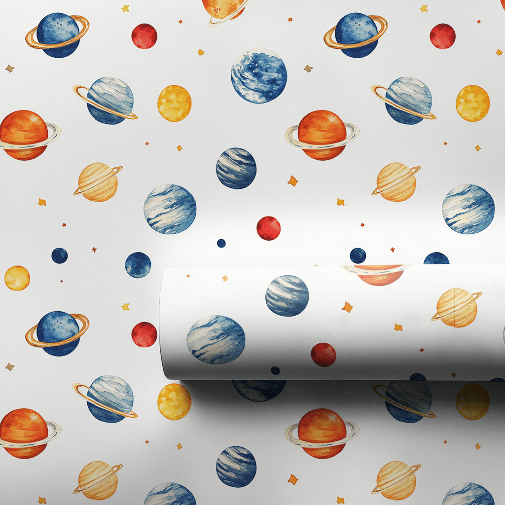 Astro Orbit - Wrapping Paper - Aspen & Arlo