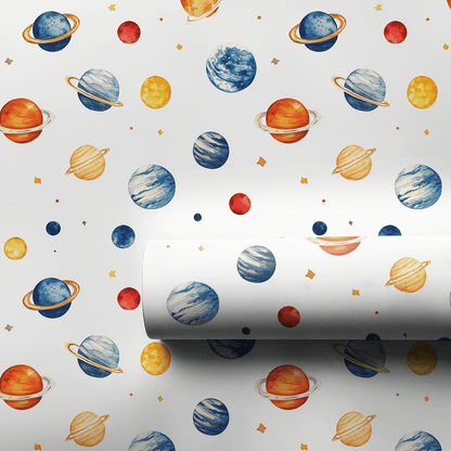 Astro Orbit - Wrapping Paper - Aspen & Arlo