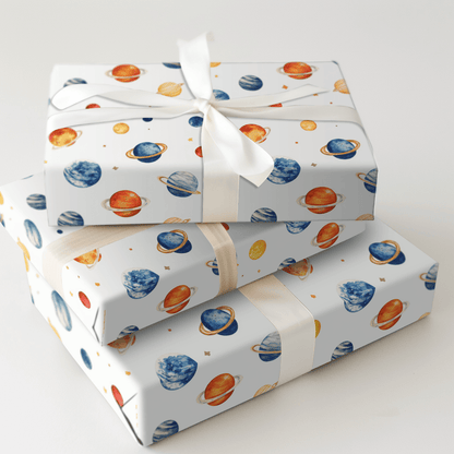 Astro Orbit - Wrapping Paper - Aspen & Arlo