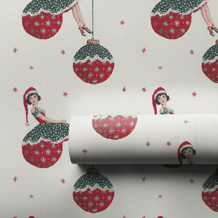 Rocking Around The Ornaments - Wrapping Paper - Aspen & Arlo