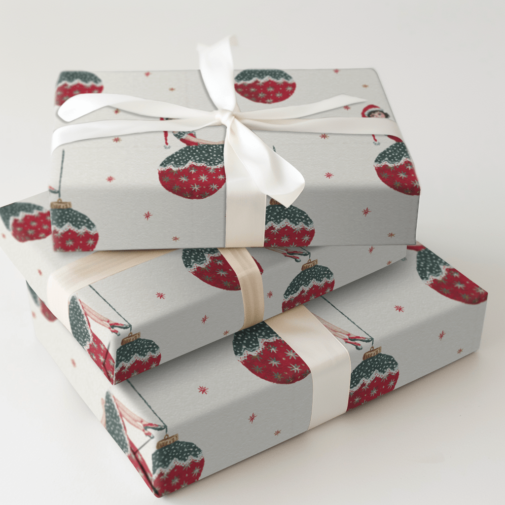 Rocking Around The Ornaments - Wrapping Paper - Aspen & Arlo