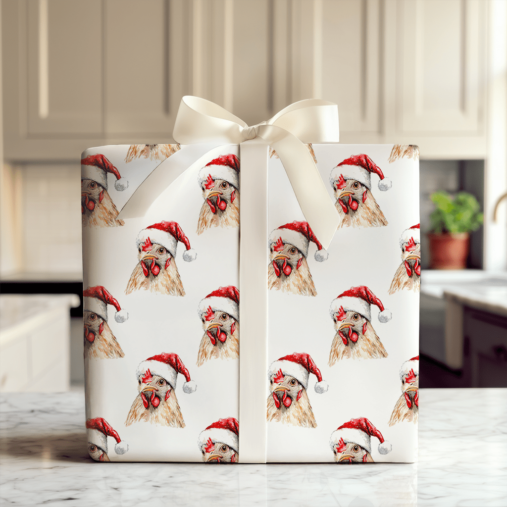 Holiday Hen - Wrapping Paper - Aspen & Arlo