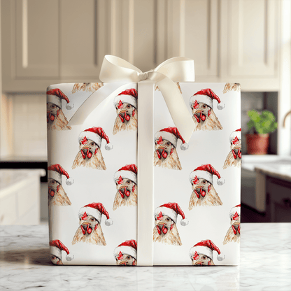 Holiday Hen - Wrapping Paper - Aspen & Arlo