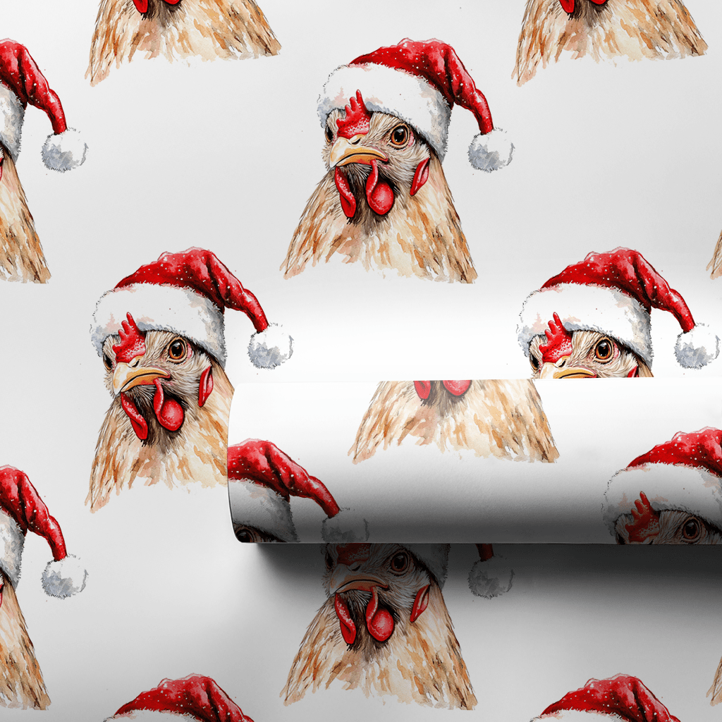 Holiday Hen - Wrapping Paper - Aspen & Arlo