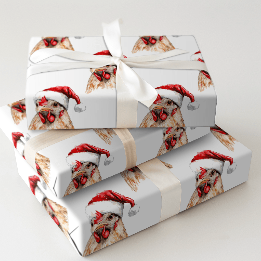 Holiday Hen - Wrapping Paper - Aspen & Arlo