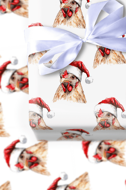 Holiday Hen - Wrapping Paper - Aspen & Arlo