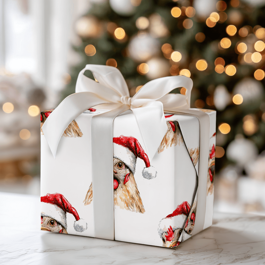 Holiday Hen - Wrapping Paper - Aspen & Arlo
