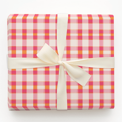 Bubbly in Plaid - Wrapping Paper - Aspen & Arlo