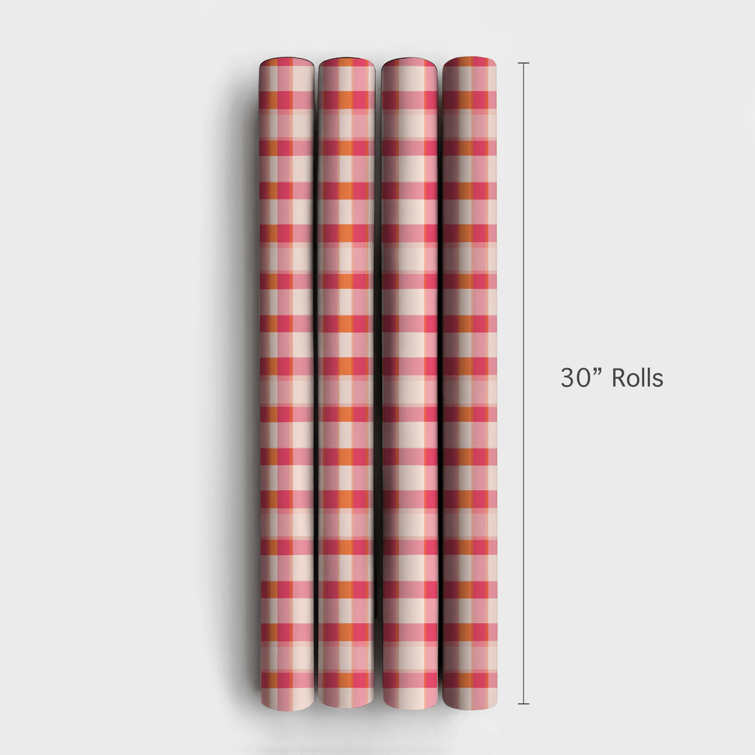 Bubbly in Plaid - Wrapping Paper - Aspen & Arlo