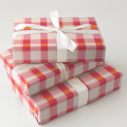 Bubbly in Plaid - Wrapping Paper - Aspen & Arlo