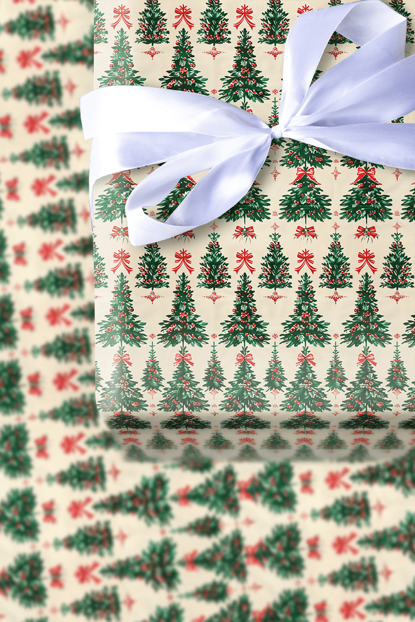 12 Trees of Christmas - Wrapping Paper - Aspen & Arlo