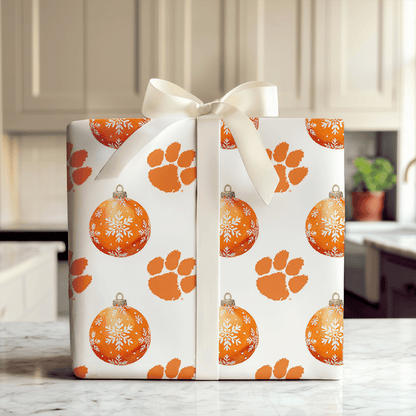 The Clemson Bauble - Wrapping Paper - Aspen & Arlo