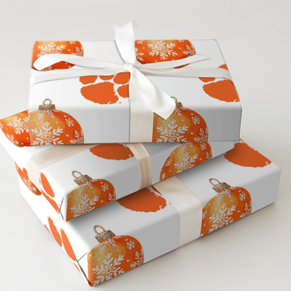The Clemson Bauble - Wrapping Paper - Aspen & Arlo