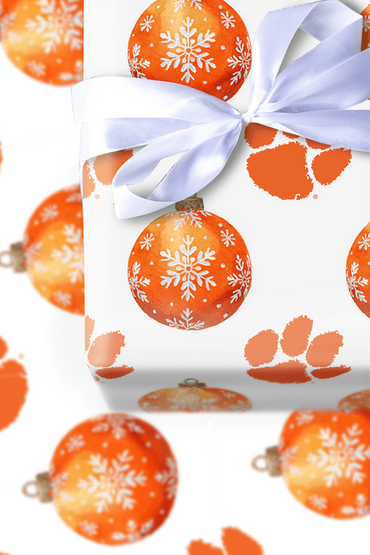 The Clemson Bauble - Wrapping Paper - Aspen & Arlo