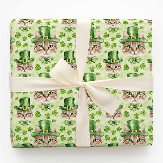 Leprechaun American Shorthair - Wrapping Paper - Aspen & Arlo