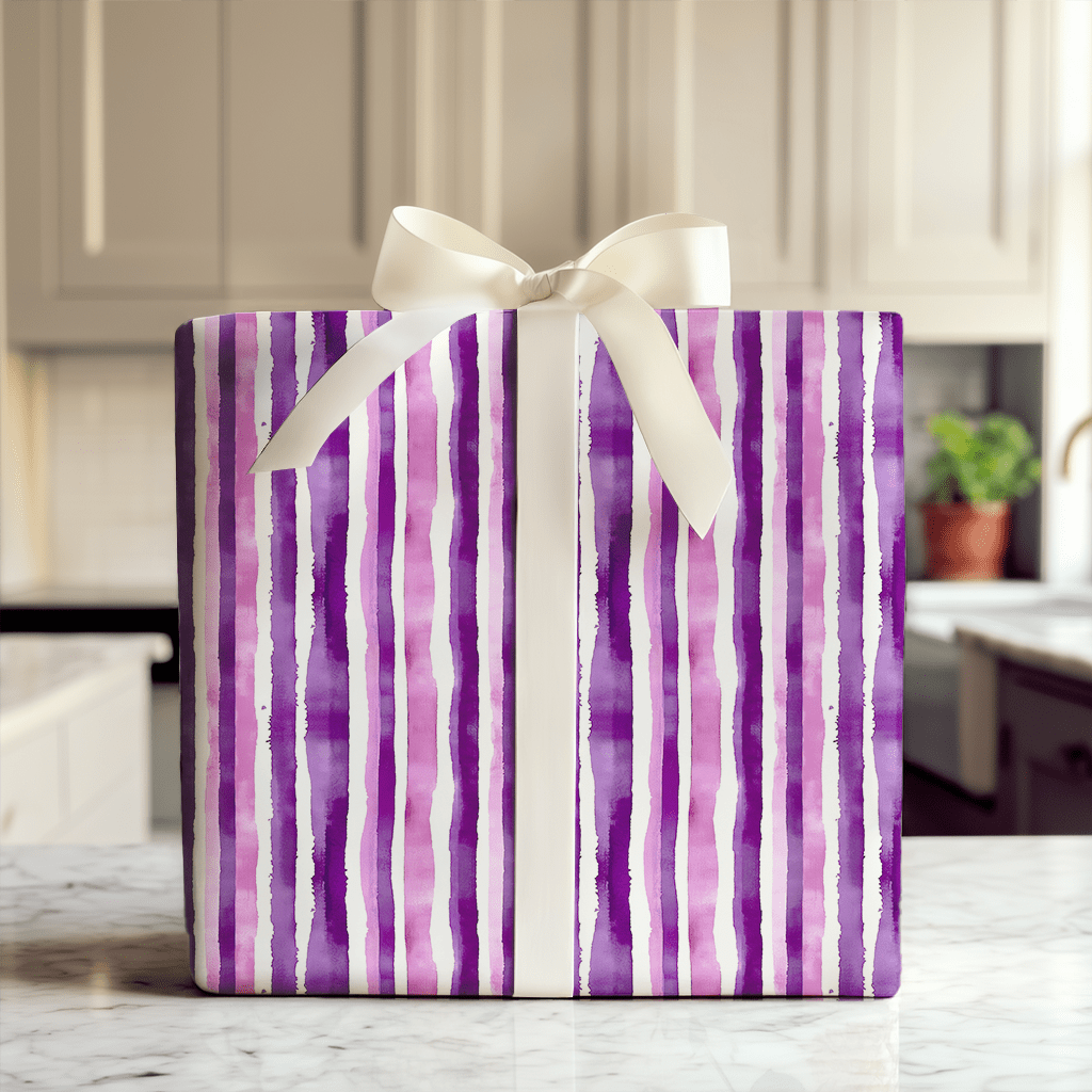Spokane in Stripes - Wrapping Paper - Aspen & Arlo