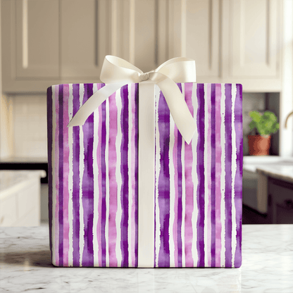 Spokane in Stripes - Wrapping Paper - Aspen & Arlo