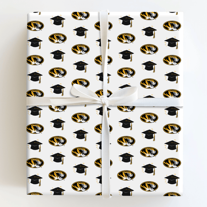 Hats off to the Mizzou Grad - Wrapping Paper - Aspen & Arlo