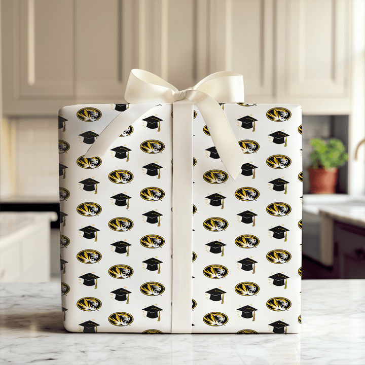Hats off to the Mizzou Grad - Wrapping Paper - Aspen & Arlo