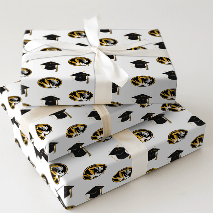 Hats off to the Mizzou Grad - Wrapping Paper - Aspen & Arlo