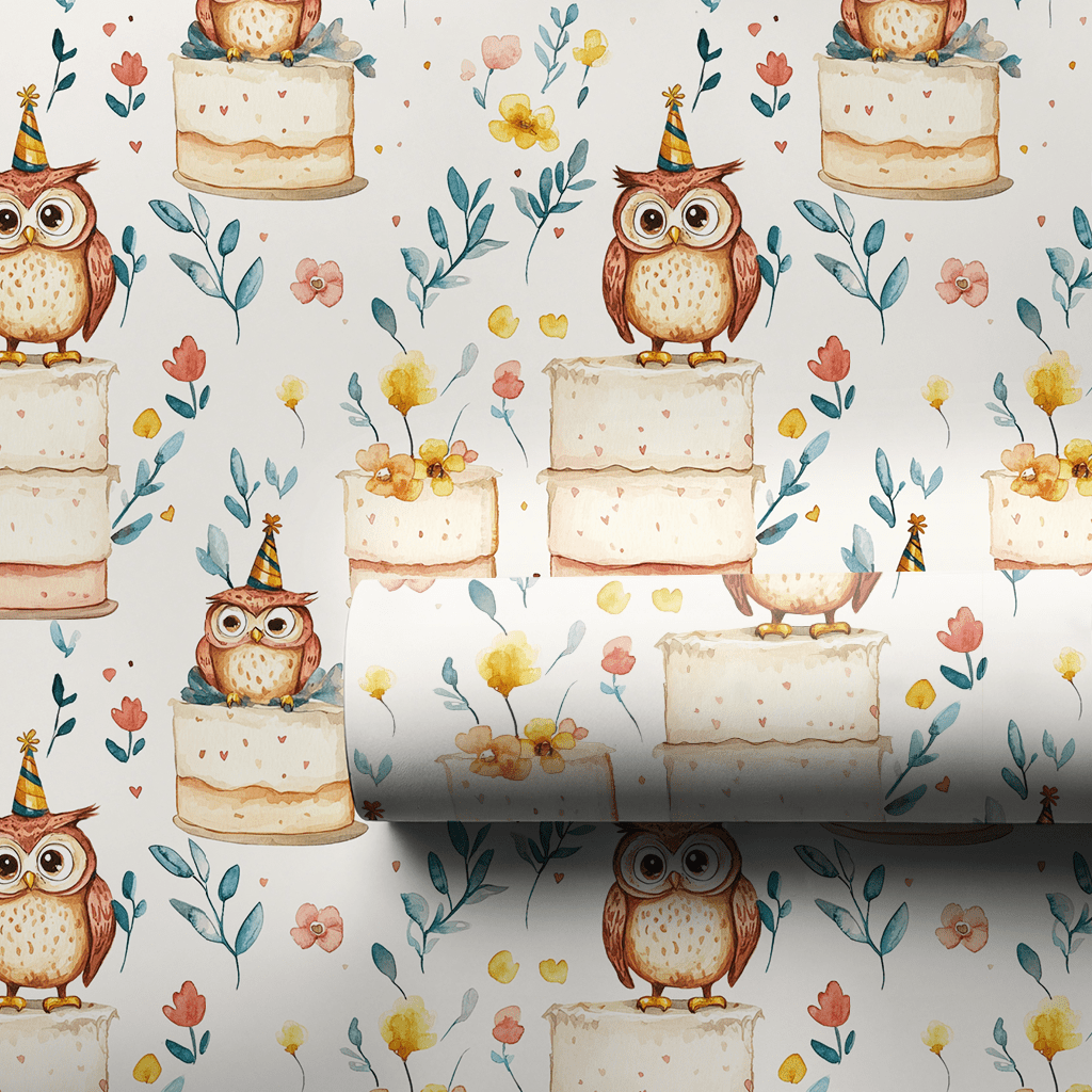 Hoo for the Party - Wrapping Paper - Aspen & Arlo