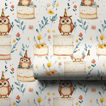 Hoo for the Party - Wrapping Paper - Aspen & Arlo