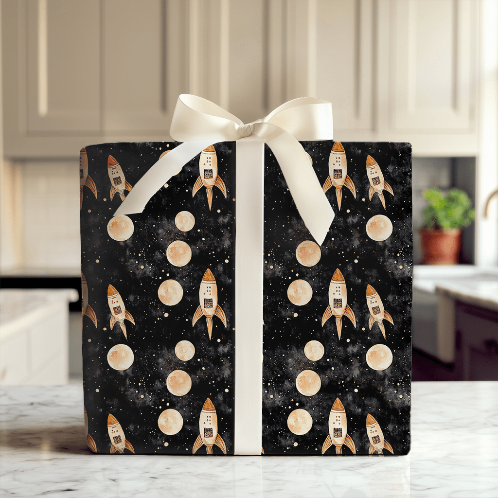 Space Bound - Wrapping Paper - Aspen & Arlo