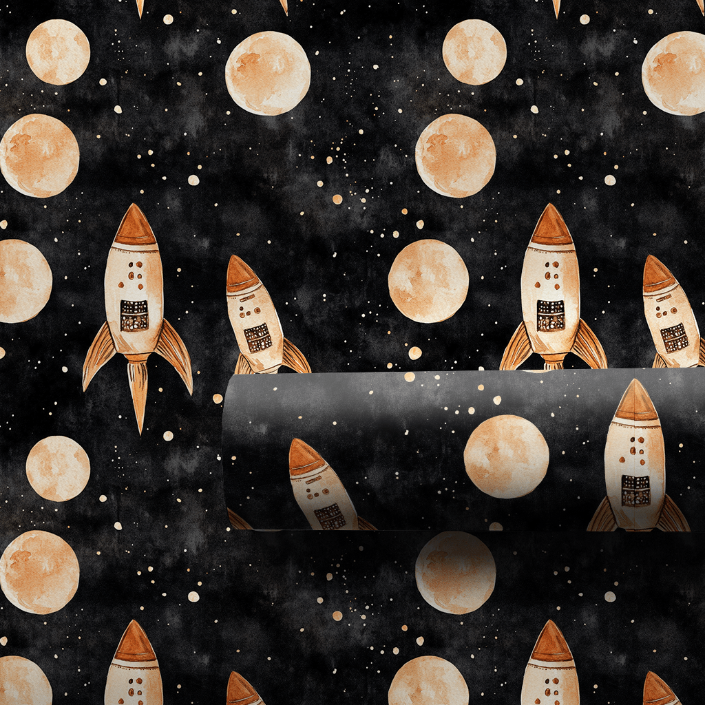 Space Bound - Wrapping Paper - Aspen & Arlo