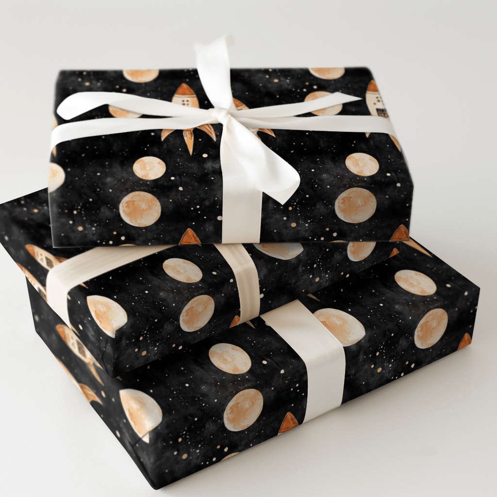 Space Bound - Wrapping Paper - Aspen & Arlo