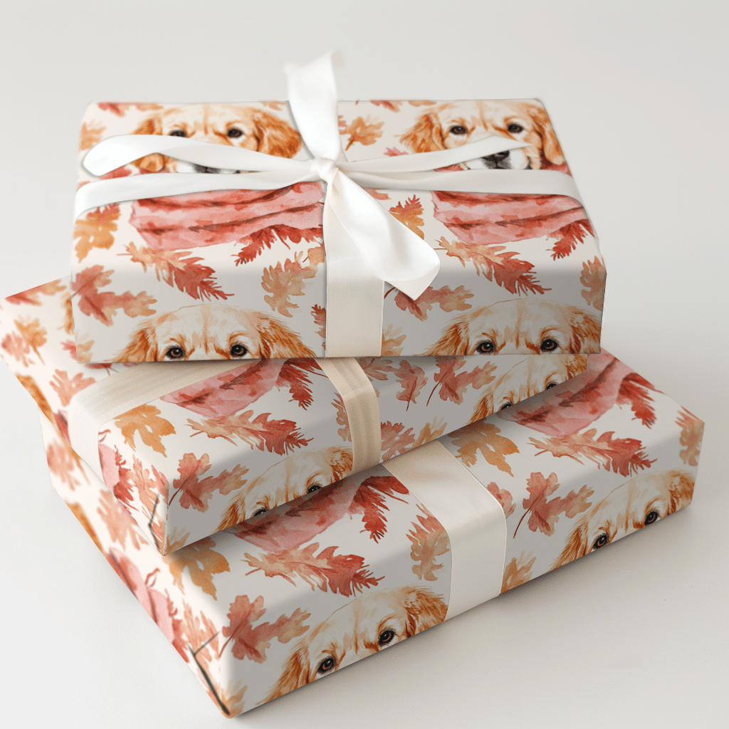Bundle Up with the Red Golden - Wrapping Paper - Aspen & Arlo
