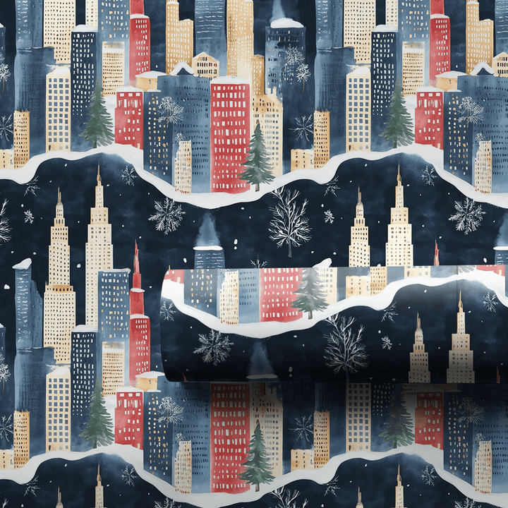Manhattan Merry - Wrapping Paper - Aspen & Arlo