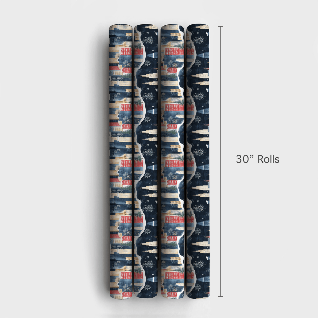 Manhattan Merry - Wrapping Paper - Aspen & Arlo