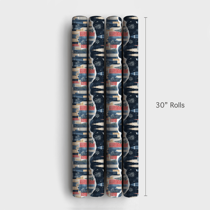 Manhattan Merry - Wrapping Paper - Aspen & Arlo