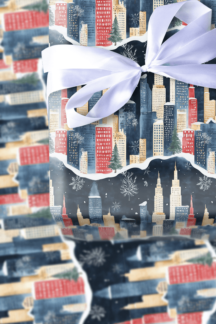 Manhattan Merry - Wrapping Paper - Aspen & Arlo