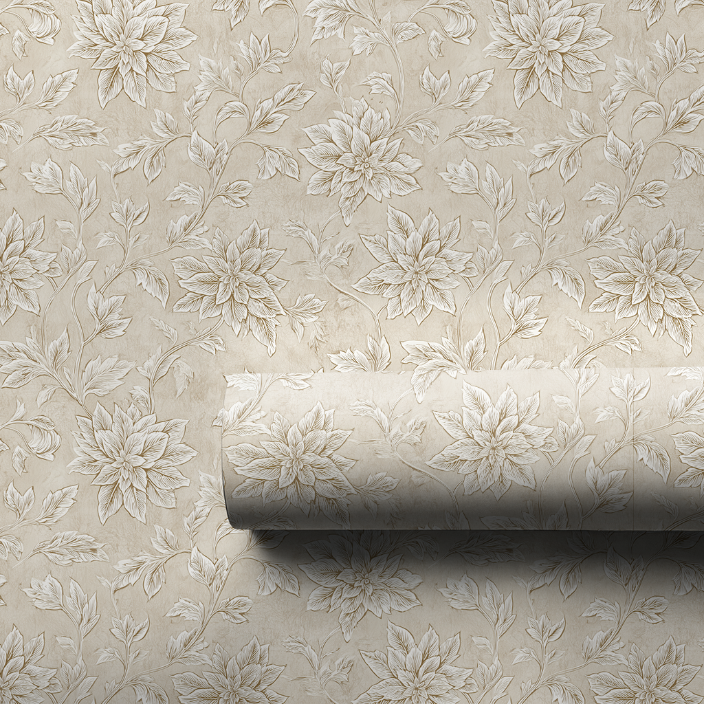 Poinsettia Damask