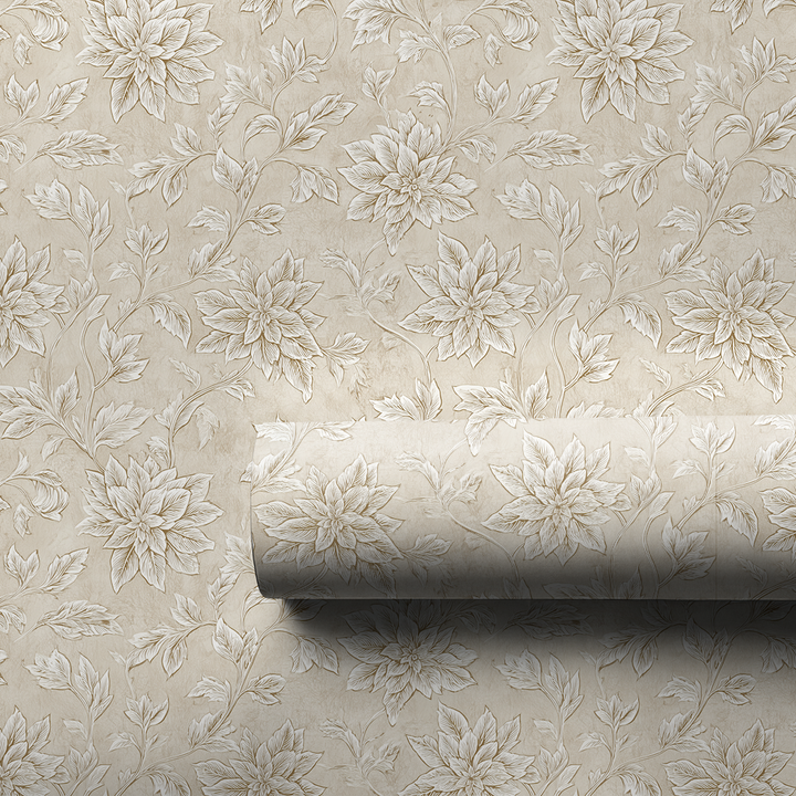 Poinsettia Damask