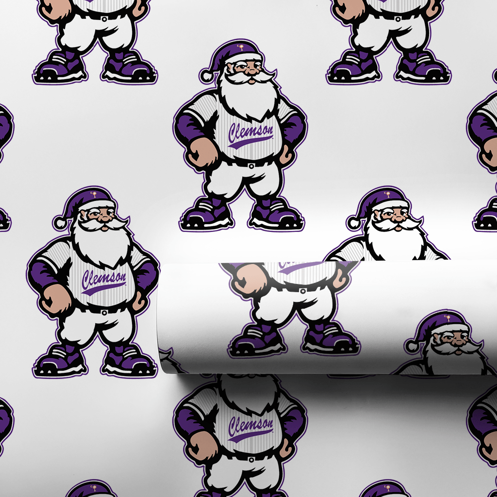 Claus in the Cage - Wrapping Paper - Aspen & Arlo