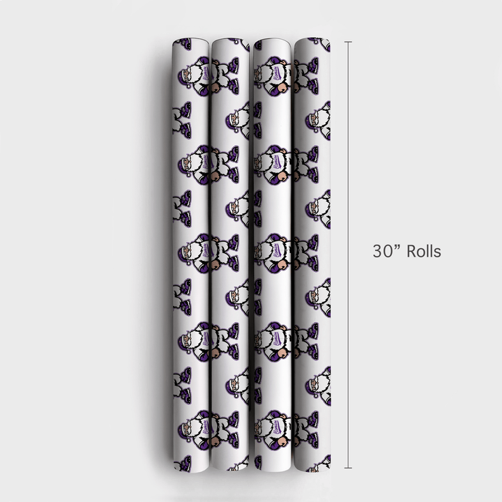 Claus in the Cage - Wrapping Paper - Aspen & Arlo