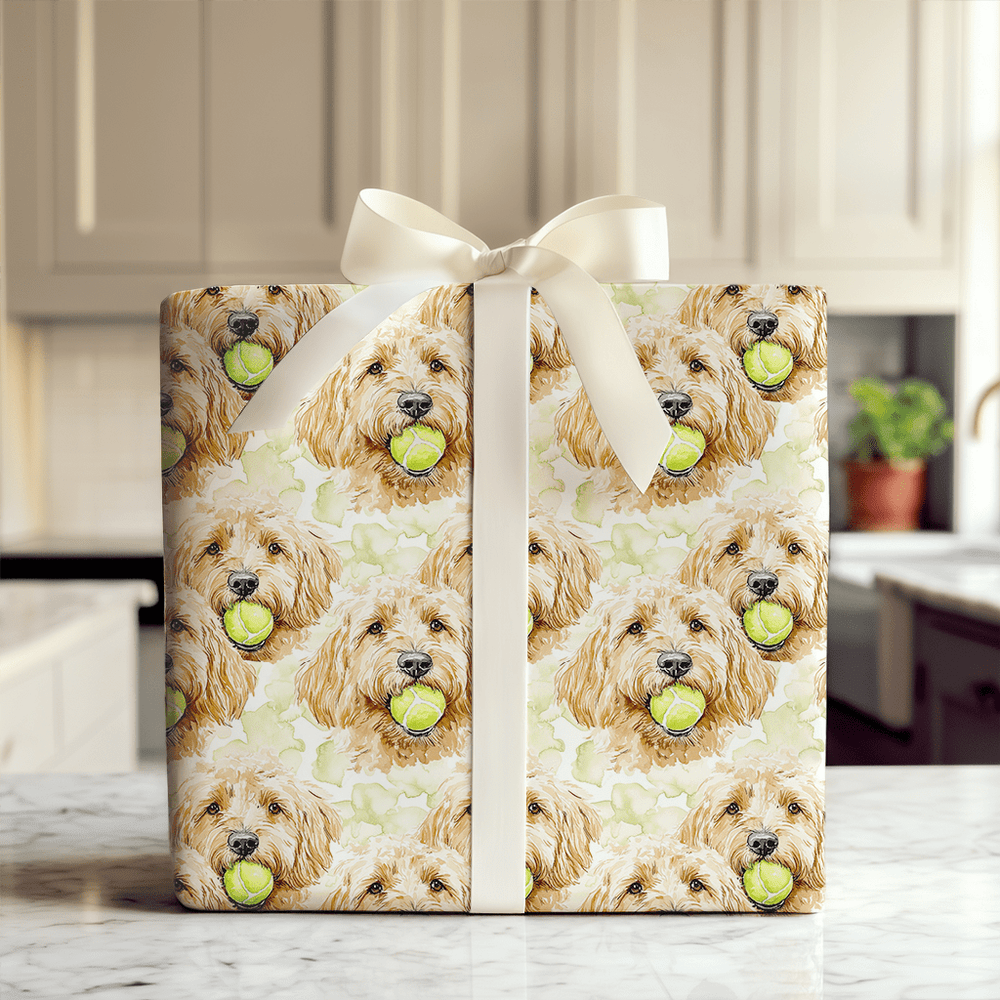 Pawfect Fetch - Wrapping Paper - Aspen & Arlo