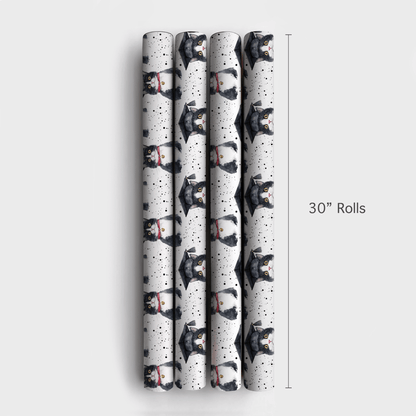Domestic Shorthair Graduate - Wrapping Paper - Aspen & Arlo
