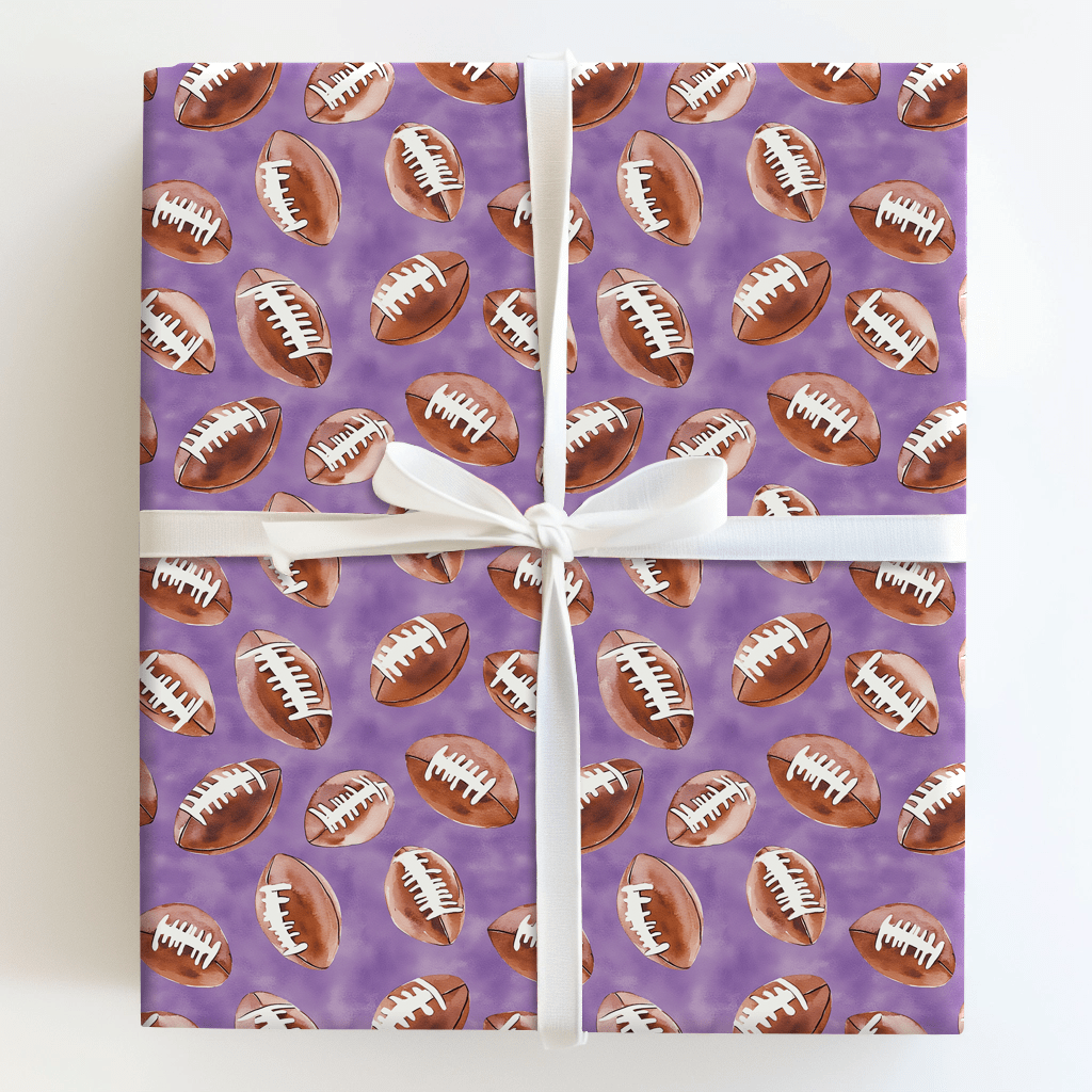 Purple Laces - Wrapping Paper - Aspen & Arlo