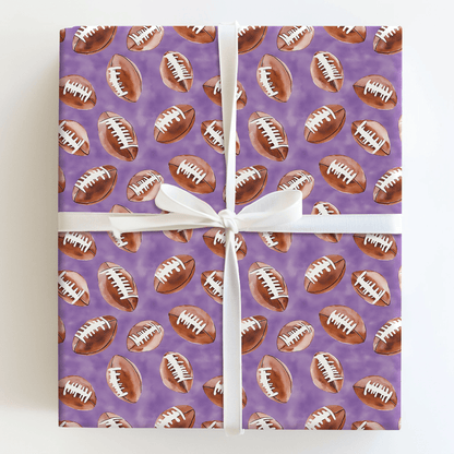 Purple Laces - Wrapping Paper - Aspen & Arlo