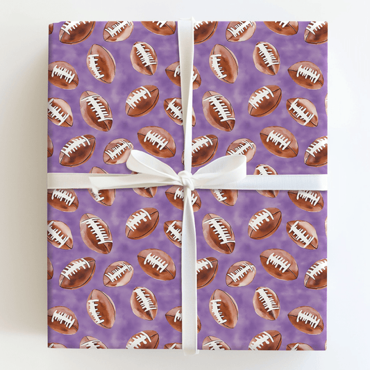 Purple Laces - Wrapping Paper - Aspen & Arlo