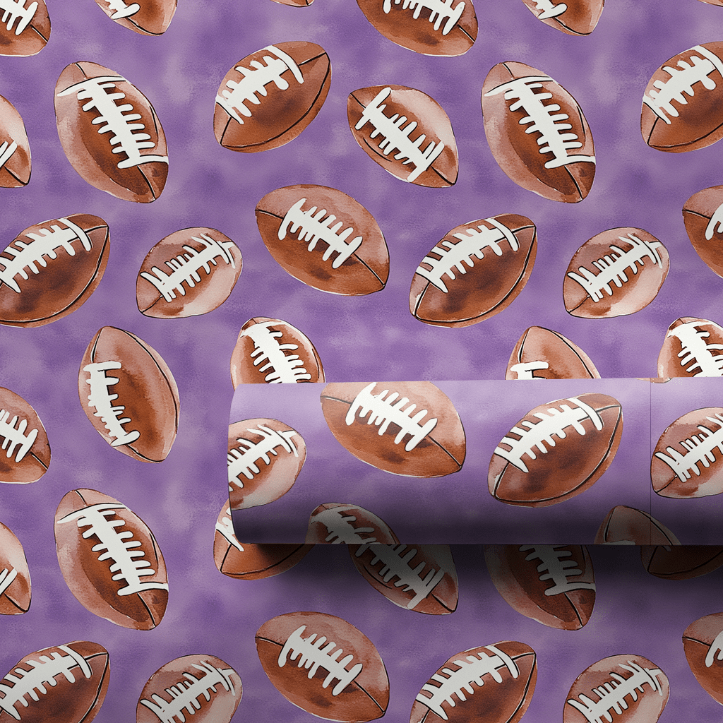 Purple Laces - Wrapping Paper - Aspen & Arlo