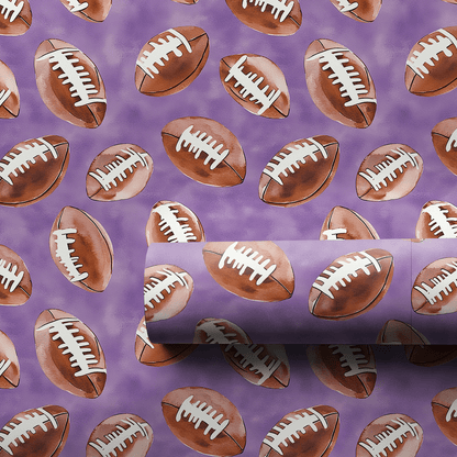 Purple Laces - Wrapping Paper - Aspen & Arlo