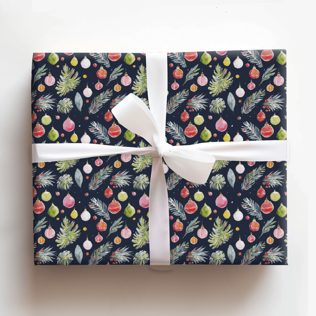 Carter Ornaments - Wrapping Paper - Aspen & Arlo