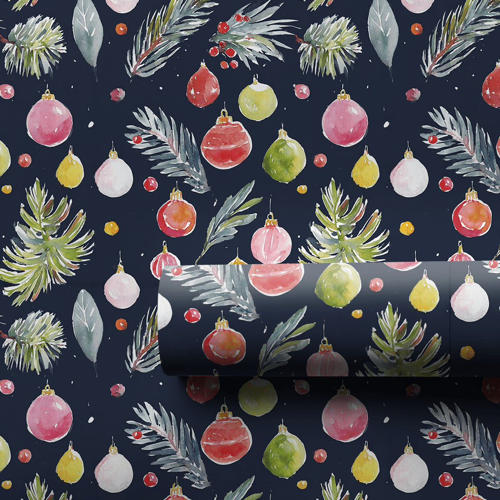 Carter Ornaments - Wrapping Paper - Aspen & Arlo