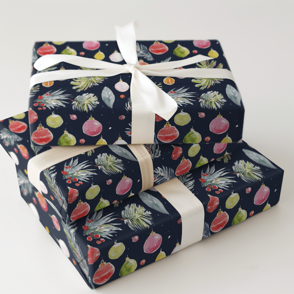 Carter Ornaments - Wrapping Paper - Aspen & Arlo