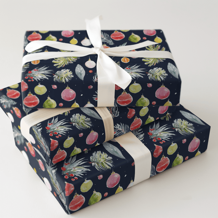 Carter Ornaments - Wrapping Paper - Aspen & Arlo