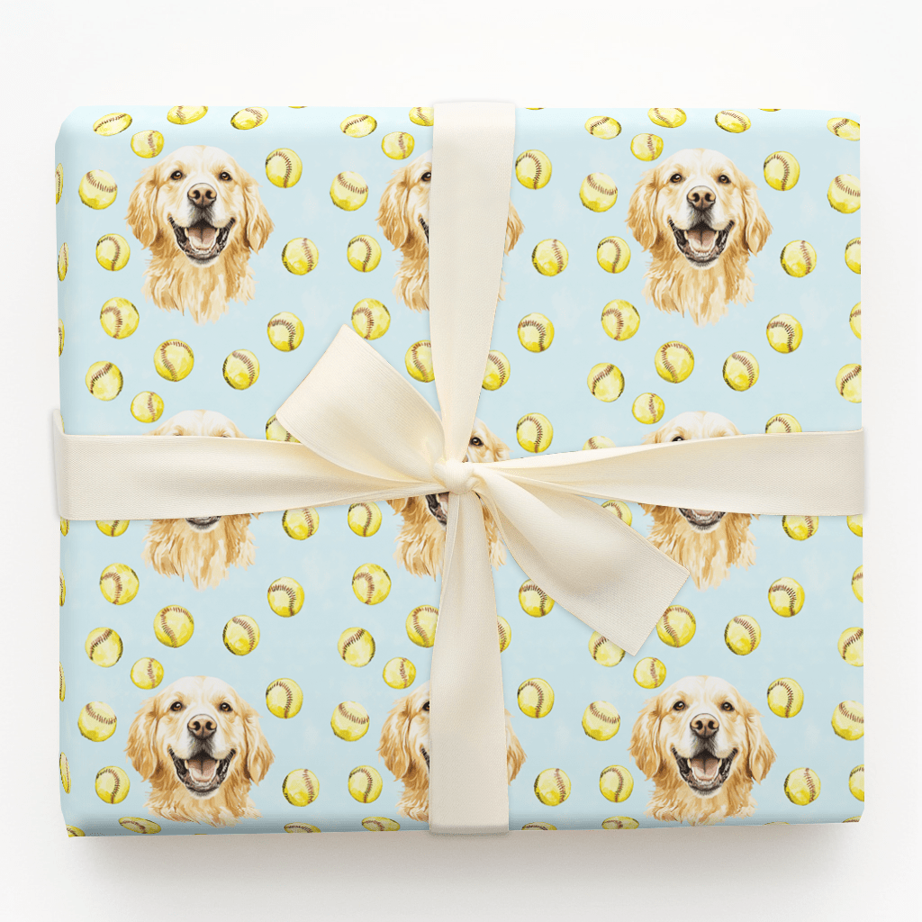 Golden Slugger - Wrapping Paper - Aspen & Arlo